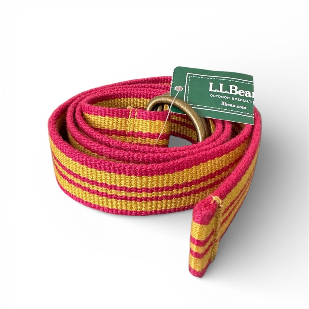 NWT LL Bean Belt - D Ring Webbing